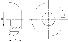 Схема стандарта DIN 1624 (чертеж)