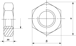 Гайка шестигранная DIN 936 