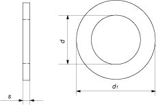 Шайба плоская усиленная (DIN 1440 (EN ISO 8738))