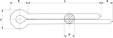 Шплинт разводной (DIN 94 (EN ISO 1234))