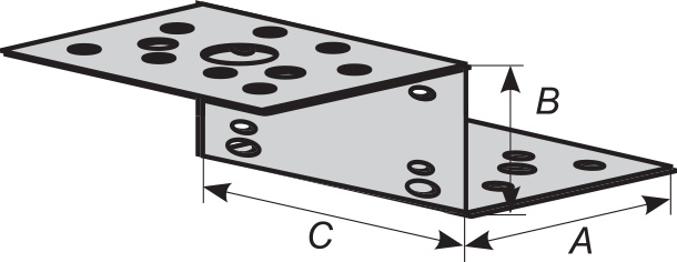Крепежные уголки Z-образные 