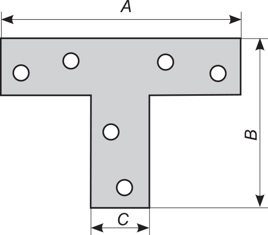 T-образные пластины